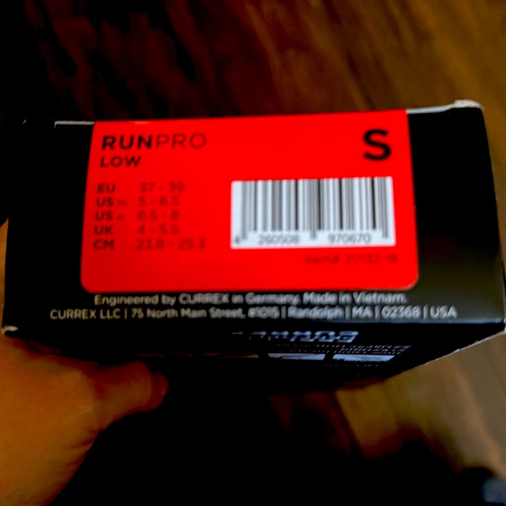 Brand new in box low profile size small Currex inserts